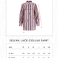 Selena Lace Collar Shirt - Brunia