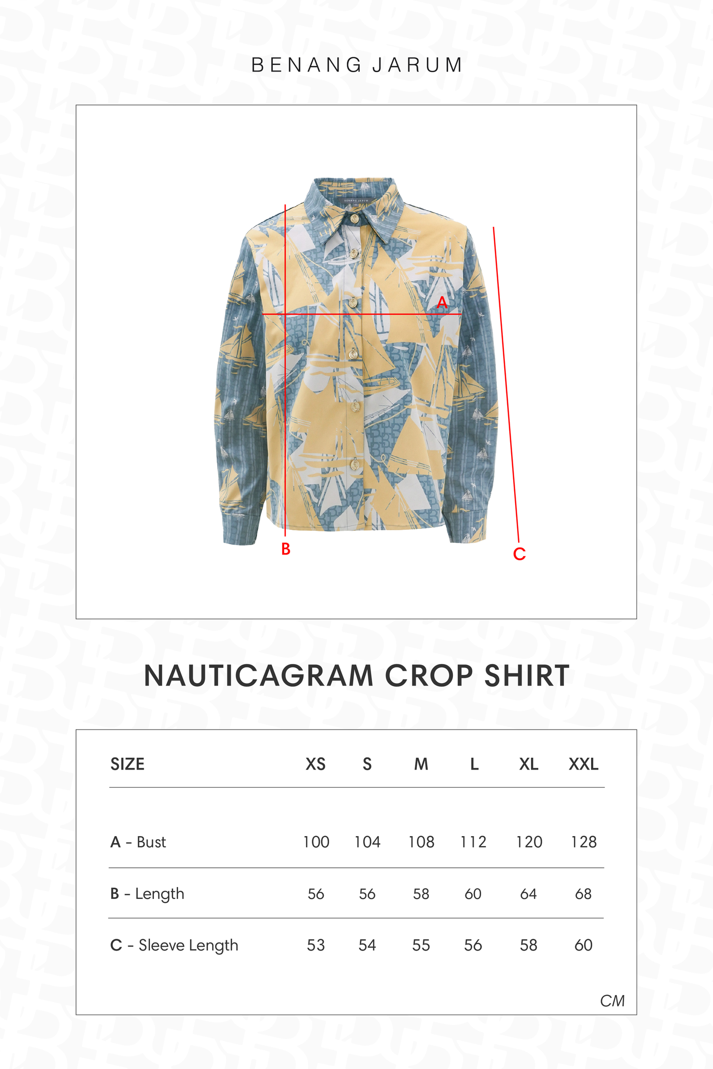 Nauticagram Crop Shirt - Seaweed