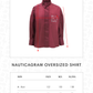 Nauticagram Oversized Shirt - Red Tide