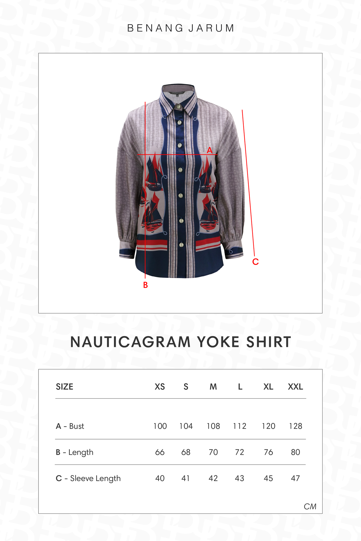 Nauticagram Yoke Shirt - Anchor