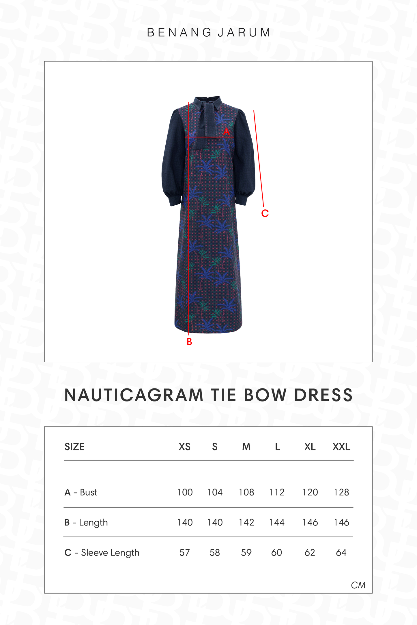 Nauticagram Tie Bow Dress - Ocean
