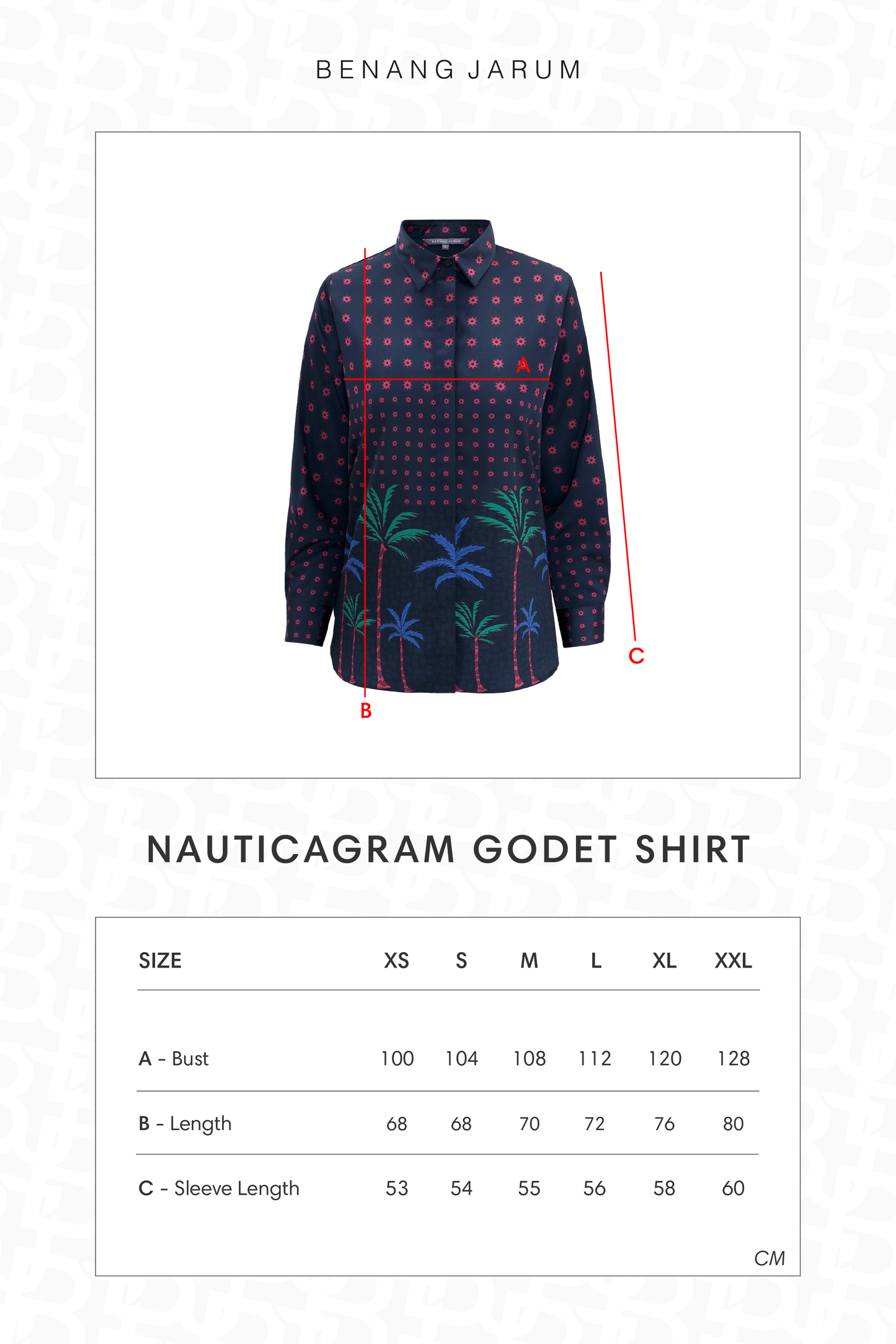 Nauticagram Godet Shirt - Ocean
