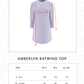 Amberlyn Batwing Top - Lilac