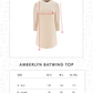 Amberlyn Batwing Top - Vanilla