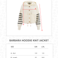Barbara Hoodie Knit Jacket - Off White