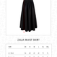 Zalia Waist Skirt - Black
