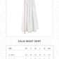 Zalia Waist Skirt - White