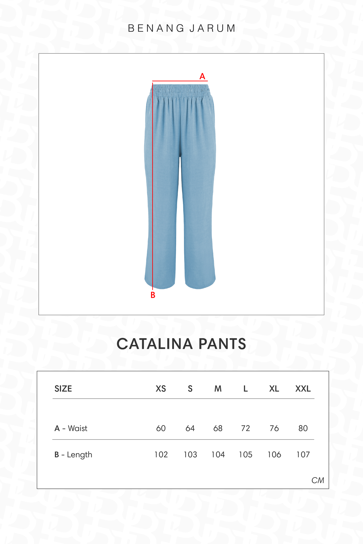 Catalina Pants - Light Denim