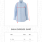Sara Oversize shirt - Blue