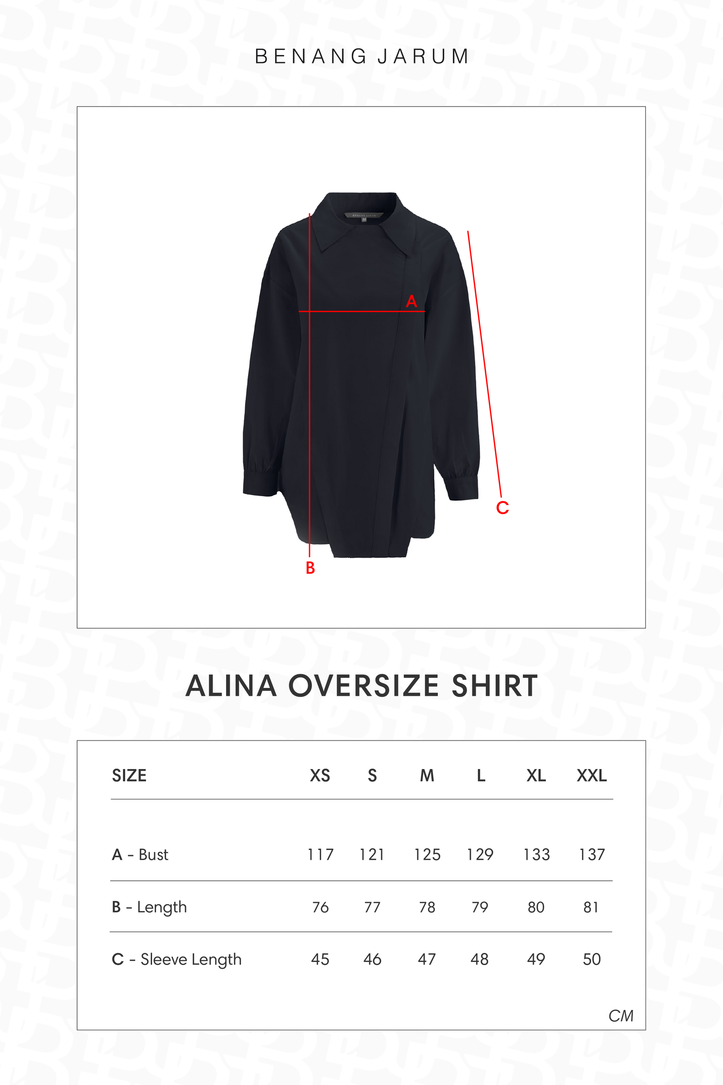 Alina Oversize Shirt - Night Sky