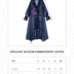Opulent Bloom Embroidery Outer - Midnight Bloom