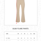 Alba Flare Pants - Vanilla