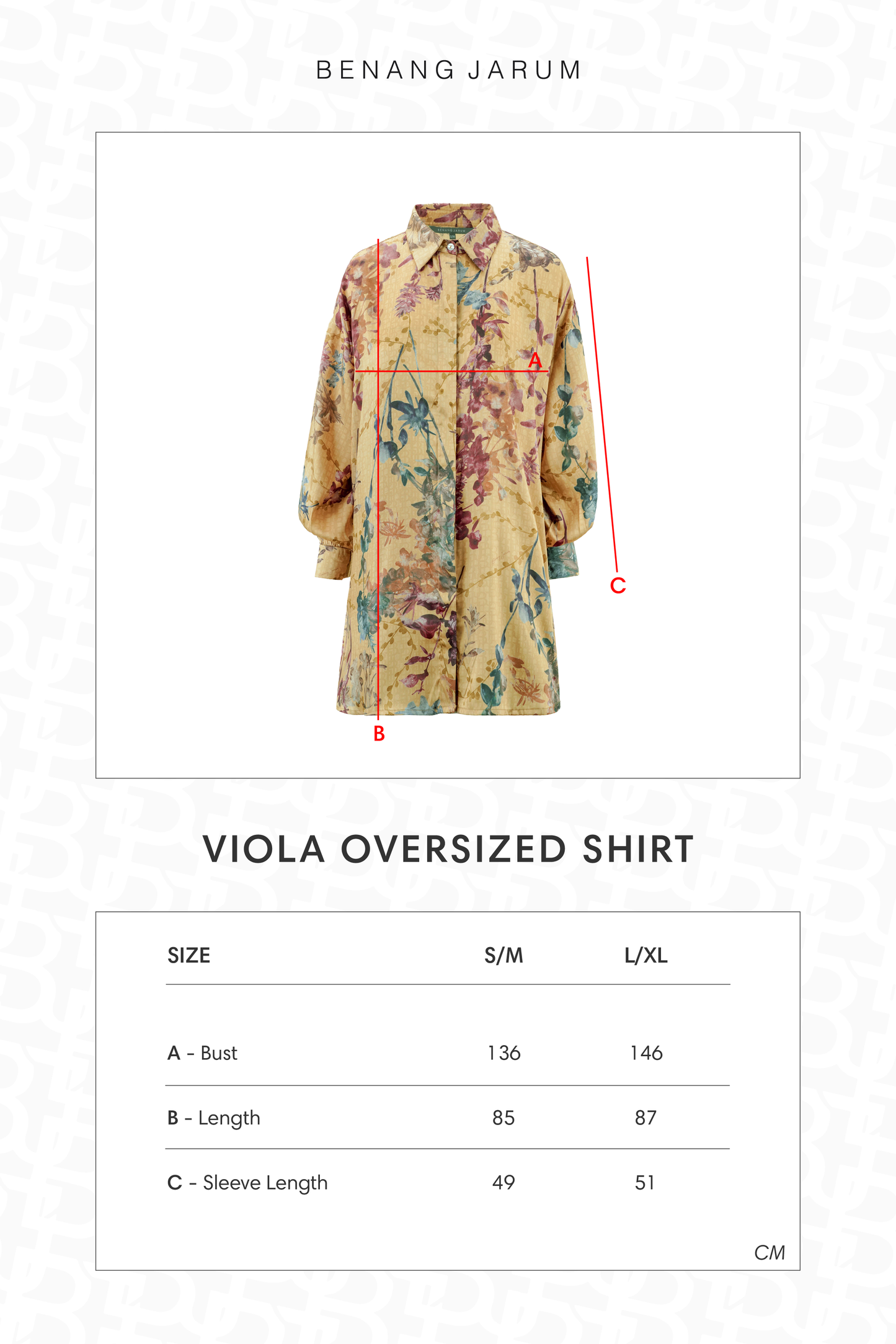 Viola Oversized Shirt - Marigold