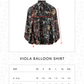 Viola Balloon Shirt - Dark Viola
