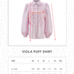 Viola Puff Shirt - Blossom