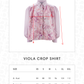 Viola Crop Shirt - Blossom