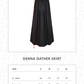 Denna Gather Skirt - Black