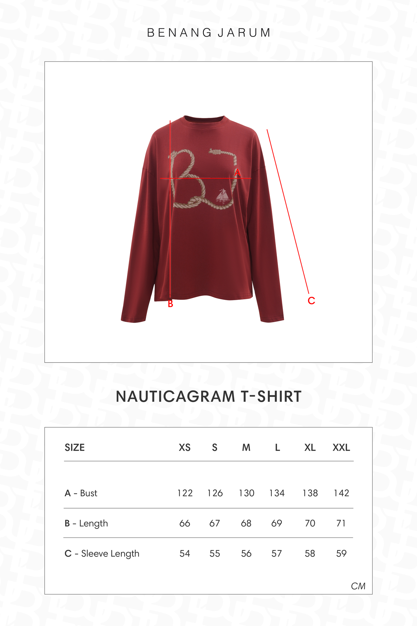 Nauticagram T-Shirt - Red Tide