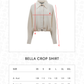 Bella Crop Shirt - Vanilla