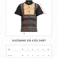 Blooming Eid Kids Shirt - Black Iris